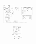 Carburetor Group Fuel Tank Group KitsGaskets - Carburetor Diagram and Parts List for 12E494-0110-E1  Briggs and Stratton Engine